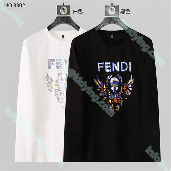 フェンディ 偽物 長袖tシャツ