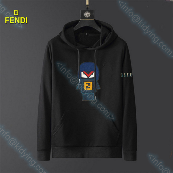 FENDI 偽物 パーカー メンズ