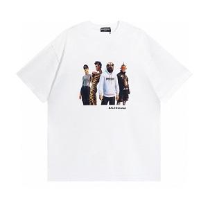 人気モデル◇バレンシアガＴシャツ BALENCIAGAスーパーコピー黒色白色半袖