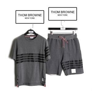 2015 トムブラウン THOM BROWNE 【人気ブログ掲載】 半袖 セットアップ上下