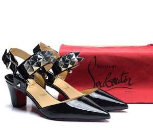 CHRISTIAN LOUBOUTIN 大特価太ヒール/ステ...