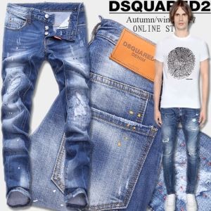 ディースクエアード DSQUARED2 2017秋冬 大特価 ダメージデニム A17412