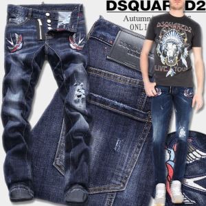 SALE!今季 2017秋冬 ストレートデニムパンツ A17462 ディースクエアード DSQUARED2