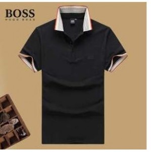 長く愛されているヒューゴボス HUGO BOSS 　程良く光沢感のある半袖シャツメンズブランド