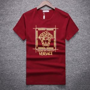 2018春夏新作  3色可選  モデル大絶賛?   半袖Tシャツ ヴェルサーチ VERSACE