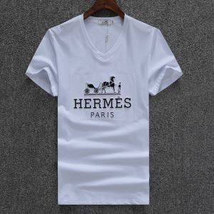 2018夏定番エルメスTシャツコピーメンズファションコットン...