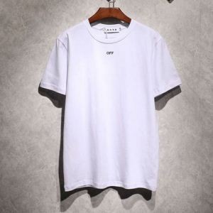 2018激安セール最高峰 オフホワイト2色可選吸汗性に優れ 半袖Tシャツ Off-White