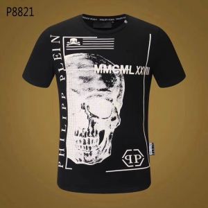 最近売れたアイテム　　Ｔシャツ  2色可選　人気売れ筋商品　フィリッププレイン PHILIPP PLEIN