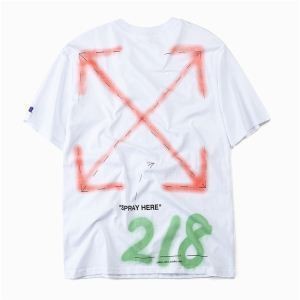 2018秋冬新作　上品な光沢感　半袖Tシャツ  4色可選　注目の逸品　Off-White オフホワイト