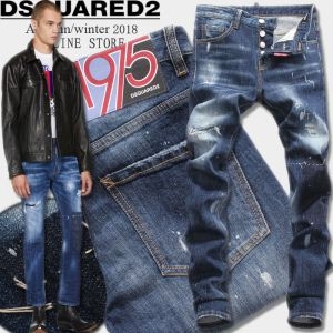 2018年トレンドNO1　ディースクエアード DSQUARED2  お洒落新作　ジーンズ