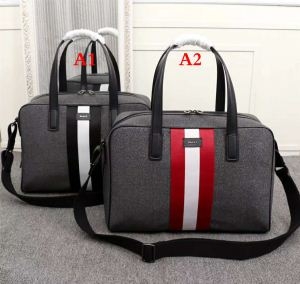 バリー ショルダーバッグ 偽物BALLYメンズシンプルなデザインクラシックなグレーナイロンビジネスバッグ2wayハンドバッグ