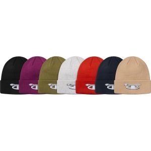 SUPREME シュプリーム ニットキャップ 多色可選 Supreme Champion 18FW 3D Metallic Beanie 人気セール