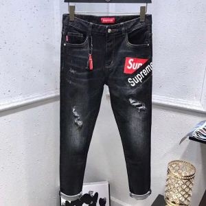 毎年大人気商品 2018秋冬の定番新品 新作入荷品質保証 SUPREME シュプリーム デニムパンツ