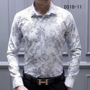 定番ドルチェ シャツ コピーDolce&Gabbana爽やかなメンズ長袖ボタンダウンシャツ綺麗な柄スタイリッシュ