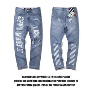 Off-White オフホワイト デニムパンツ Off White x Sup 安心の関税送料込 19SS 新作 夏季大人気アイテム