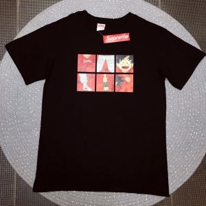 supreme tシャツ 偽物シュプリームドラゴンボールコラボ半袖WuKong Sunプリント男女兼用アイテム