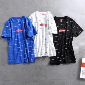 良いコットン素材supremeシュプリーム Tシャツ 偽物ボックスロゴ丸首メンズ半袖ストレッチカットソー