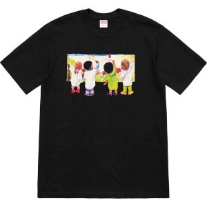 5色可選シュプリーム tシャツ コピーSUPREMEクルーネックショートスリーブプリントカットソーkids-tee