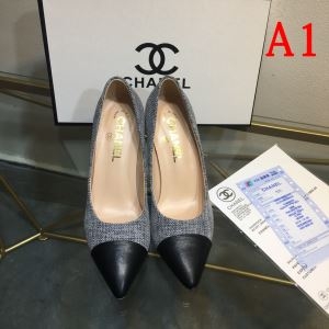 シャネル CHANEL ハイヒール 3色可選 SS19春夏入...