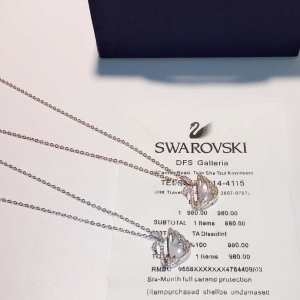 2色可選 ネックレス 春新作ご注目 19SS新作大人気旬トレンド スワロフスキー SWAROVSKI