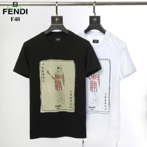 個性的で可愛い！超レア！フェンディ FENDI ユニセックス ｔシャツ コピー 安価 プリント ユニーク 最高品質 FY0894A6ZPF0QA0