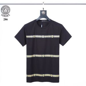 3色可選 話題をさらった新品  ヴェルサーチ VERSACE 激安2020春夏 半袖Tシャツ 激安から手に入る