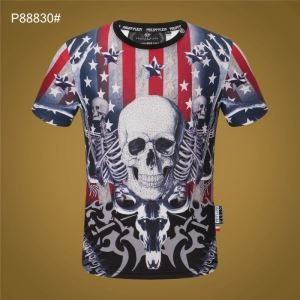 最新2020春夏ファション フィリッププレイン 気になる新作はお得な PHILIPP PLEIN 半袖Tシャツ