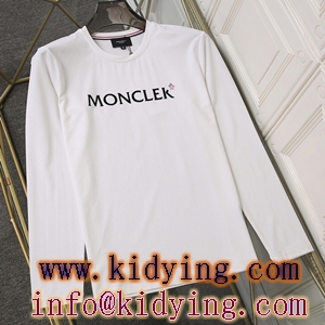 MONCLER モンクレール コピー 長袖tシャツ 無地のデザインで大人気 サラサラ感が良いインナー ３色