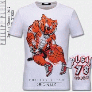 春夏用のPhilipp Plein、フィリッププレインの抜群な雰囲気が作れるメンズ半袖Tシャツ.