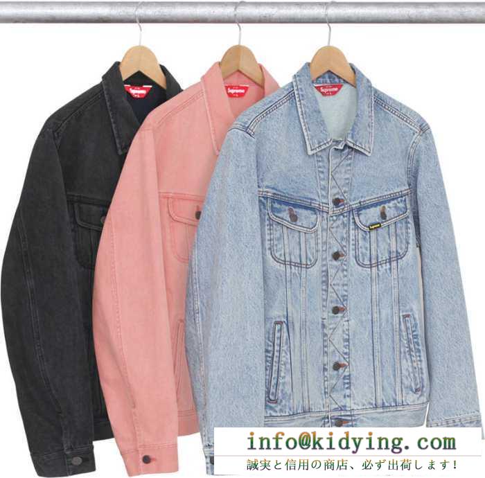 モデル大絶賛♪ supreme16ss denim trucker jacket ブルゾン 2色可選