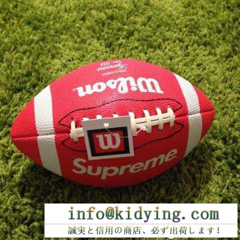 大人気再登場 supreme x wilson 10fw mini football ラグビー（ボール）