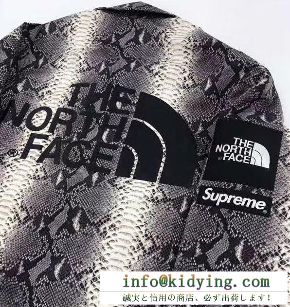 新登場のSupreme north face snakeskin taped seam coaches jacketシュプリームコピージャケット男女兼用ブラック