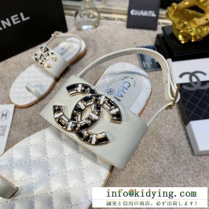 シャネル chanel サンダル 春夏季超人気限定コラボ ss19春夏入荷人気のスピーディ