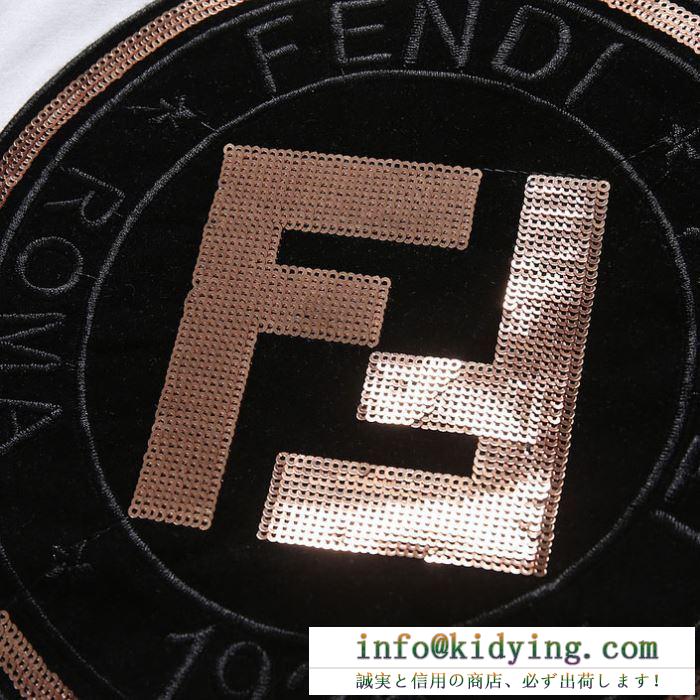 FENDI フェンディ 半袖tシャツ 3色可選 顧客セール大特価早い者勝ち vip 先行セール2019年夏