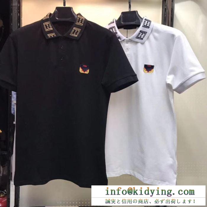 FENDI フェンディ 半袖tシャツ 2色可選 毎年定番人気商品 ss19春夏入荷人気のスピーディ