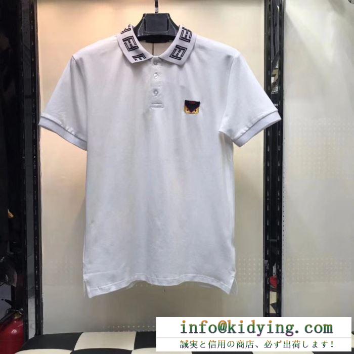FENDI フェンディ 半袖tシャツ 2色可選 毎年定番人気商品 ss19春夏入荷人気のスピーディ