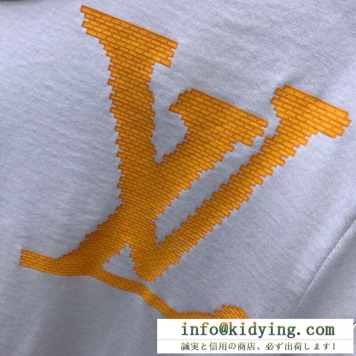 19春夏正規品保証 2色可選 ルイ ヴィトン LOUIS VUITTON 夏の大人カジュアル Tシャツ/ティーシャツ きちんと感が強い