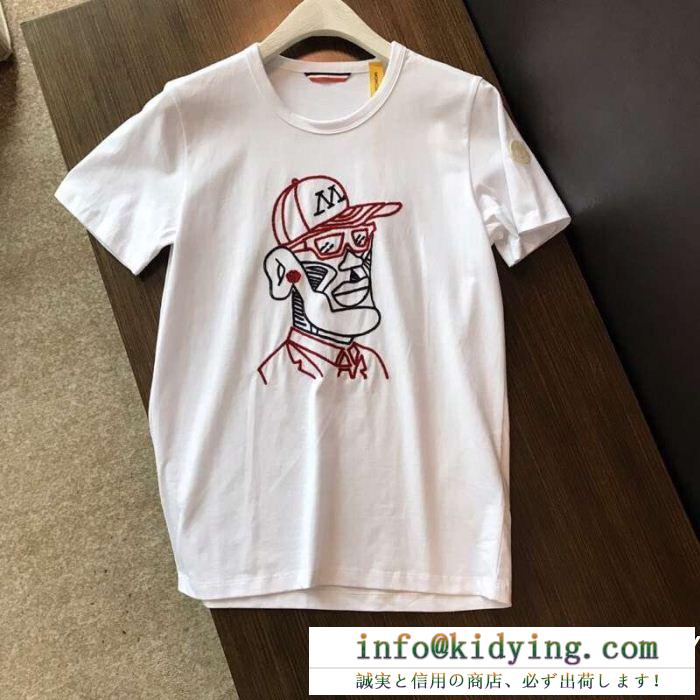 MONCLER モンクレール 半袖tシャツ ss19待望入荷vip価格 春夏新作正規買付 春夏入荷大人気モデル