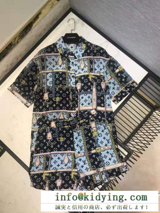 上品カジュアルな雰囲気に19春夏正規品保証 ルイ ヴィトン louis vuitton 上下セット