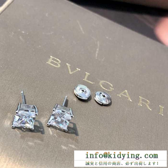 ブルガリ レディース イヤリング 大人シックに見せる限定品 bvlgari コピー シルバー ストリート きれい お手頃な価格