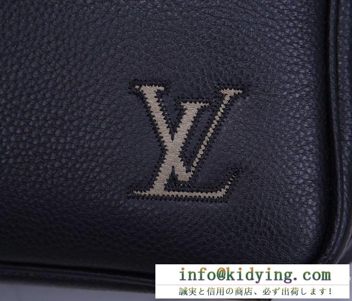 使いやすさで大歓迎 ルイ ヴィトン ショルダーバッグ コピー louis vuitton メンズ 通販 ブラック ロゴ カジュアル 激安