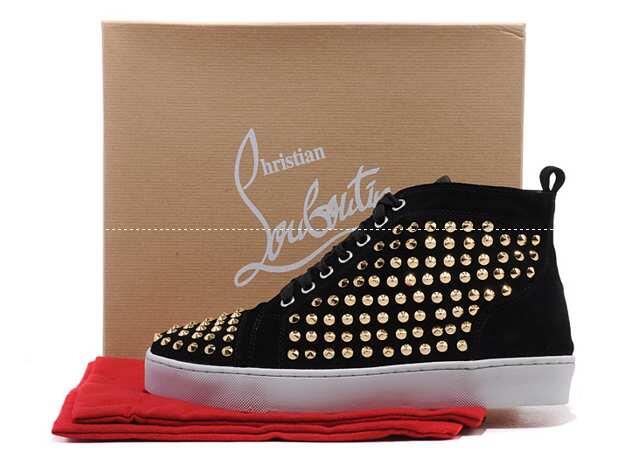 秋冬のChristian louboutin、クリスチャンルブタンの注目度溢れる男性スニーカー靴.