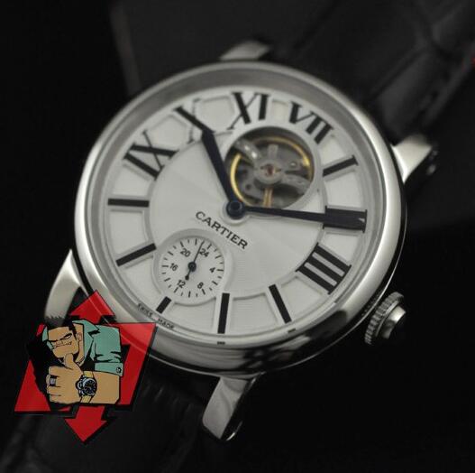 ウォッチハンドカレンダーのカルティエ コピー、cartierのメンズビジネスマン腕時計.