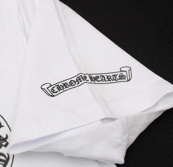 クロムハーツ シャツ メンズ ホノルル 限定 モデル 爆買い最新作chrome heartstシャツ 白い綿コットン男性用.