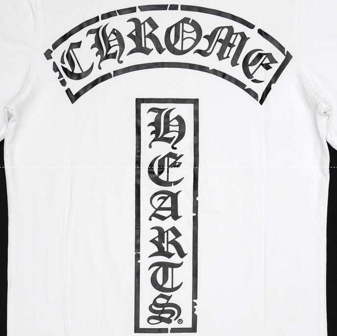 お得低価の星ロゴ プリント クロムハーツ シャツ サイズが多い chrome hearts ホワイト メンズ半袖.