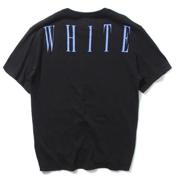 OFF-WHITE 白と黒の2色 オフホワイト シャツ コーデ 棉コットン 優れた品質な男性カジュアル 夏服.