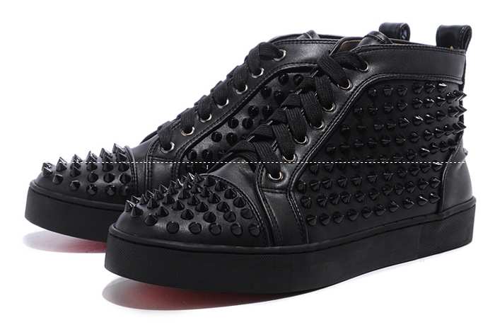 ALE!今季Christian louboutinクリスチャンルブタンコピー【louis flat ルイスフラット】ブラック ビジネス シューズ靴シューズスニーカー