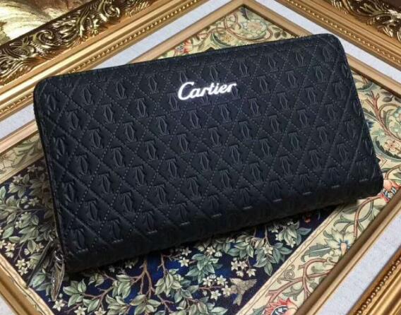 上品なカルティエ 財布メンズ cartier ラウンドファスナー長財布ウォレットプレゼント