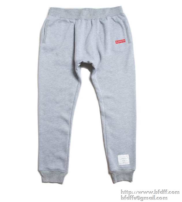 ファション性の高いSUPREMEシュプリーム通販 トレパン スポーツ パンツコピー メンズズボン偽物 ブラック グレー 2色可選