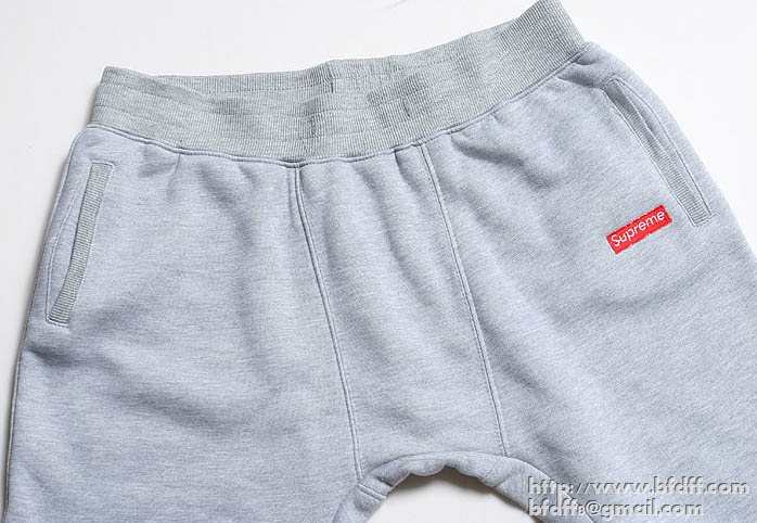 ファション性の高いSUPREMEシュプリーム通販 トレパン スポーツ パンツコピー メンズズボン偽物 ブラック グレー 2色可選